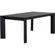 Merano 70 X 40 inch Black Outdoor Dining Table